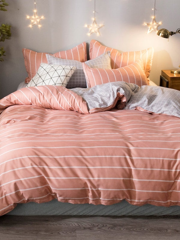 Striped Print Sheet Set