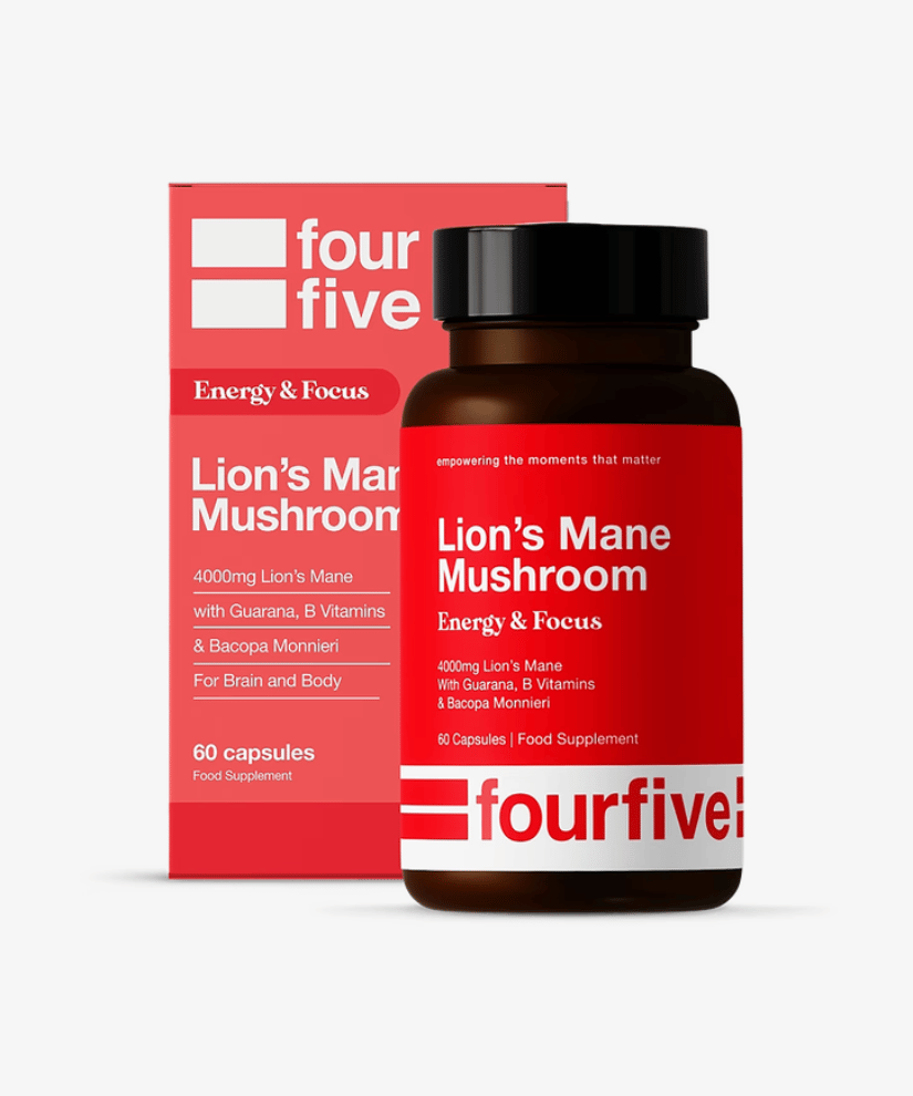 Fourfive Energy & Focus Lion's Mane 4000mg 60 Capsules