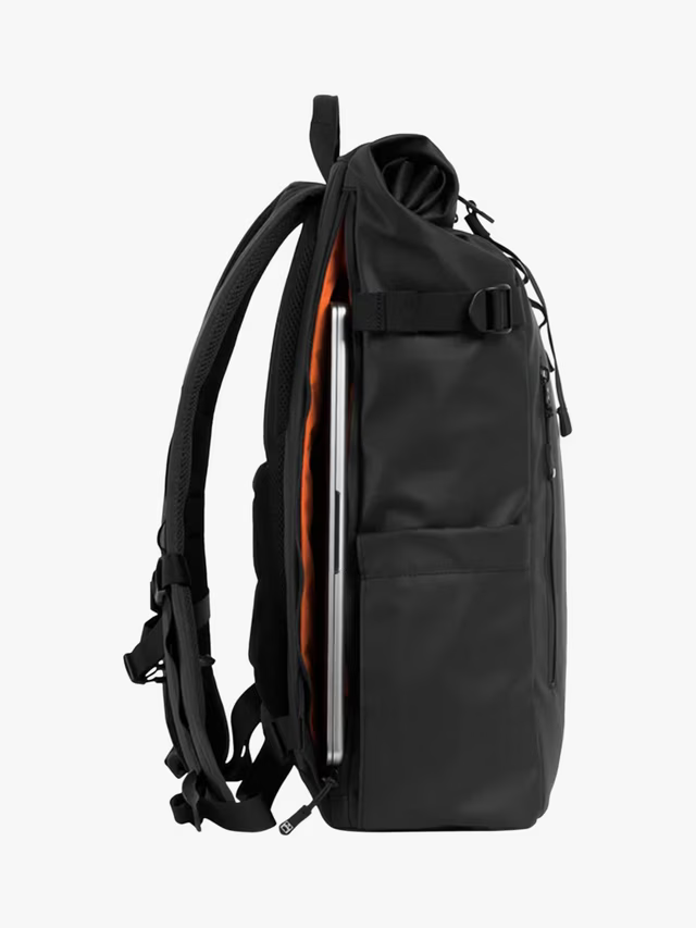 Stubble & Co The Roll Top Backpack 20L - Black
