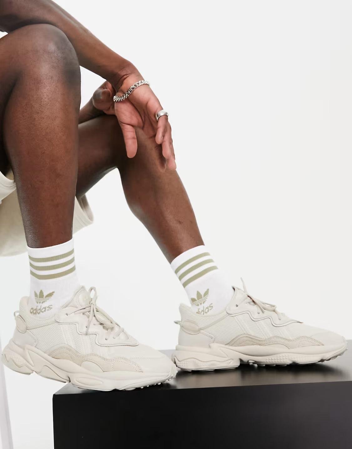 Adidas Originals Ozweego Trainers - Triple Beige