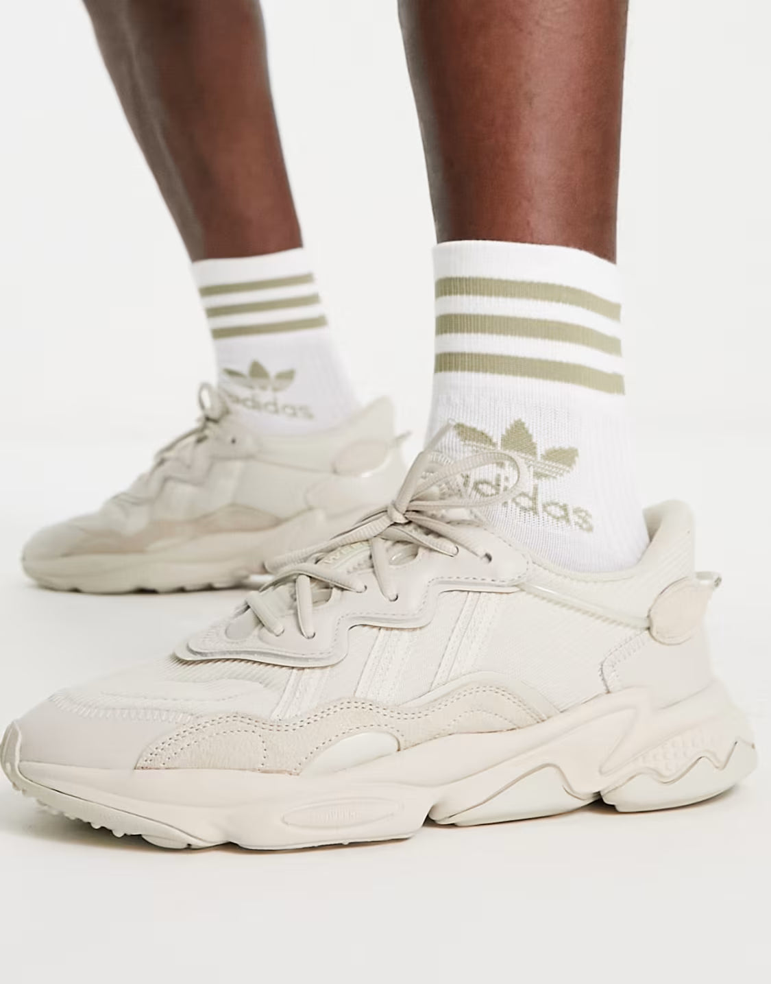 Adidas Originals Ozweego Trainers - Triple Beige