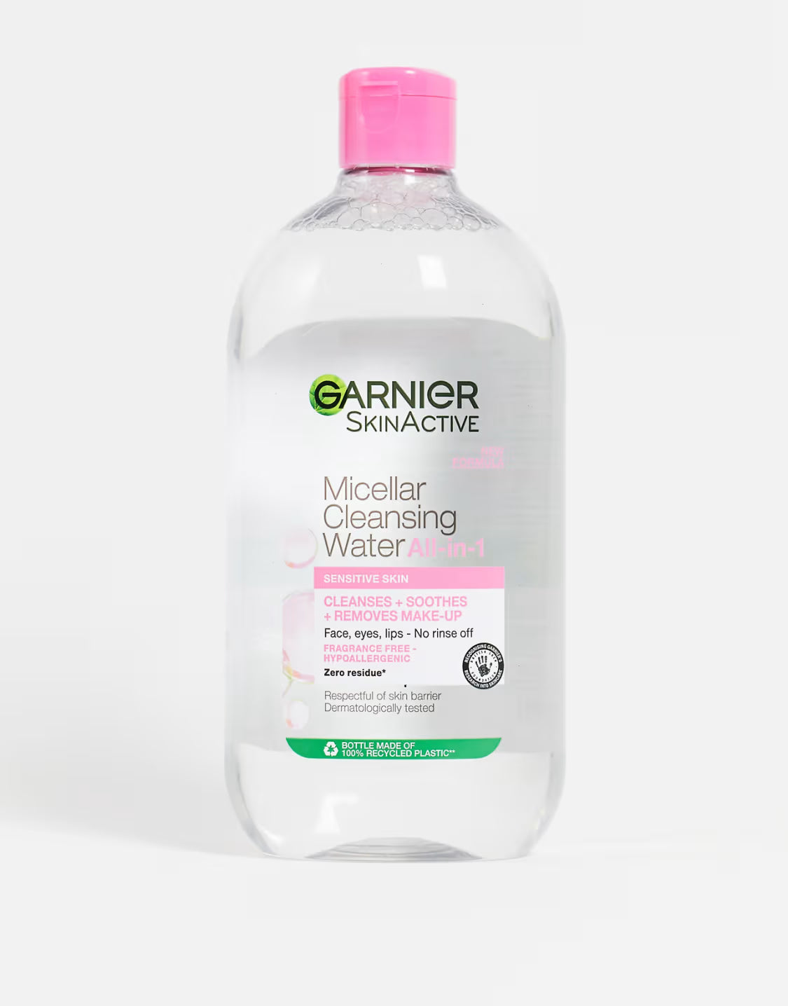 Garnier Micellar Water Facial Cleanser and Makeup Remover for Sensitive Skin 700ml