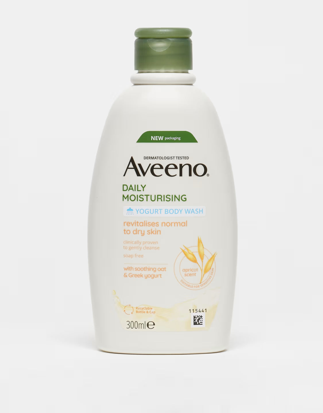 Aveeno Daily Moisturising Body Wash - Apricot and Honey 300ml