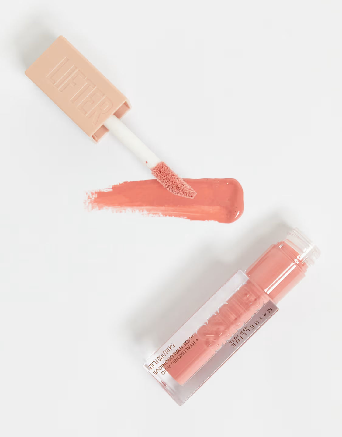 Maybelline Lifter Gloss Hydrating Lip Gloss with Hyaluronic Acid 006 Reef