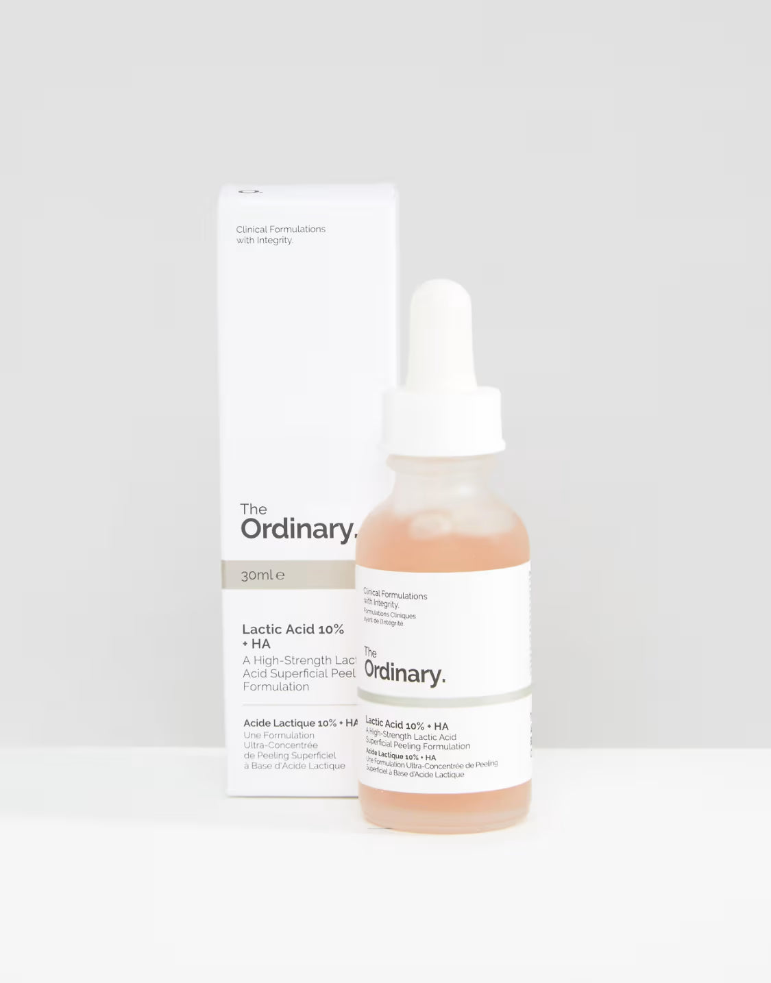 The Ordinary Lactic Acid 10% + HA 2% Superficial Peeling Formulation 30ml
