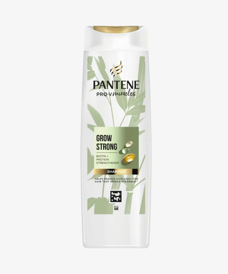 Pantene Grow Strong Shampoo With Bamboo And Biotin 400ml