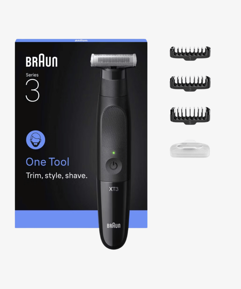 Braun Series X Beard Trimmer & Electric Shaver XT3100: Your All-in-One Grooming Powerhouse