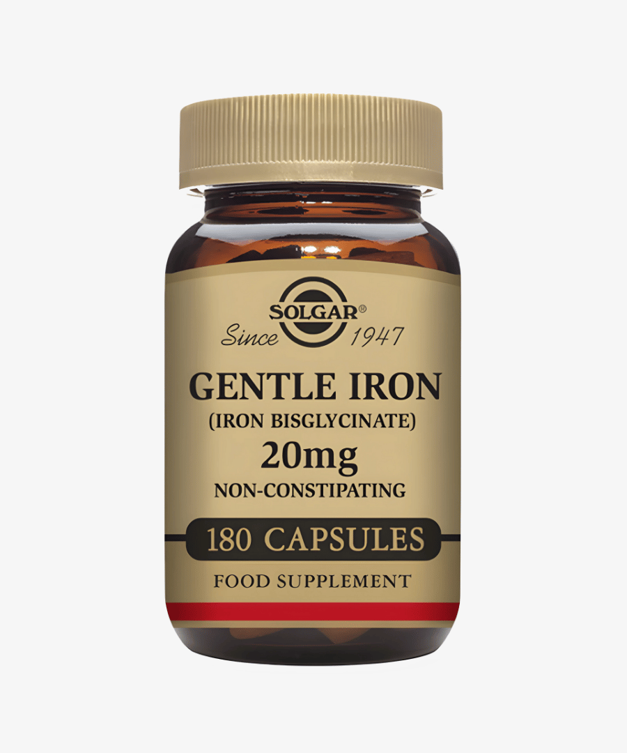 Solgar Gentle Iron 20 mg 180 Vegetable Capsules