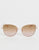 Ted Baker Oversized Cat Eye Sunglasses in Cream