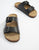 Sandals in Black With Buckle