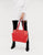 Valentino by Mario Valentino Tumbled Red Soft Tote Bag