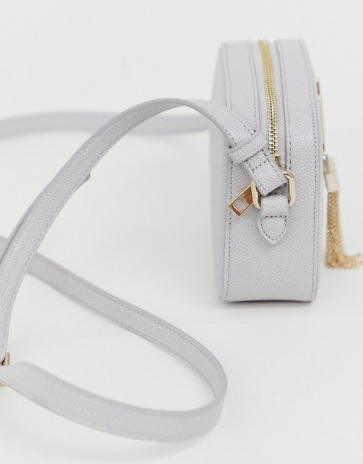 Valentino by Mario Valentino Tassel Detail Camera Cross Body Bag