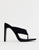 Simmi London Black Toe Post Heeled Sandals