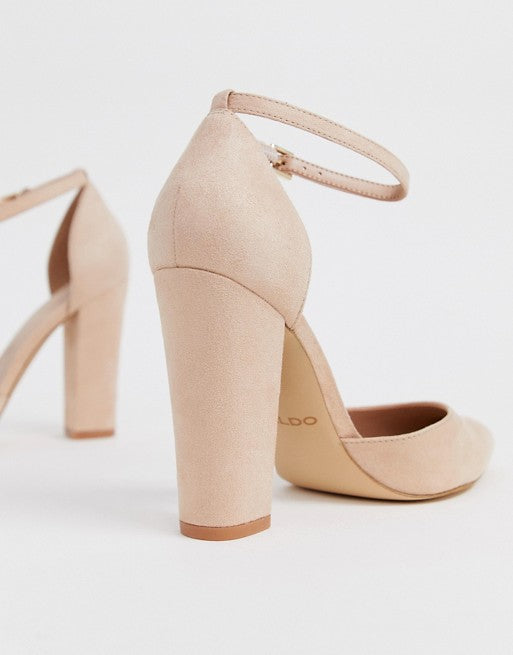 ALDO Nicholes Heeled Court Shoes With Ankle Strap
