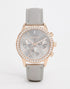 Missguided Watch With Stone Set Bezel