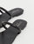 Simmi London Sahara Black Toe Loop Flat Sandals