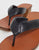 Timeless Leather Thong Sandals in Black
