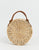 South Beach Exclusive Round Straw Bag With Detachable Cross Body Strap