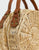 South Beach Exclusive Round Straw Bag With Detachable Cross Body Strap