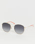Tommy Hilfiger Round Sunglasses in Gold