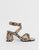 Simmi London Kimona Snake Mid Heeled Sandals