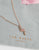 Ted Baker Rose Gold Pave Flamingo Necklace