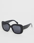 Weekday Atlantic Oversized Sunglasses in Black