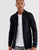 Muscle Harrington Jersey Jacket in Black