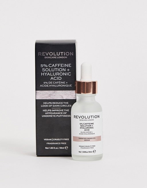 Revolution Skincare Targeted Under Eye Serum - 5% Caffeine Solution + Hyaluronic Acid