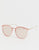 Oasis Round Sunglasses in Pink