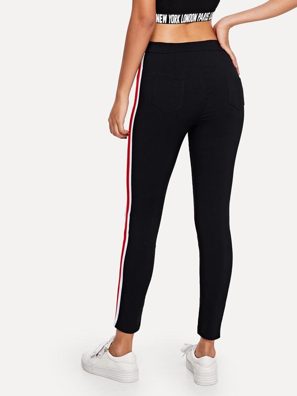 Red Stripe Tape Side Jeans