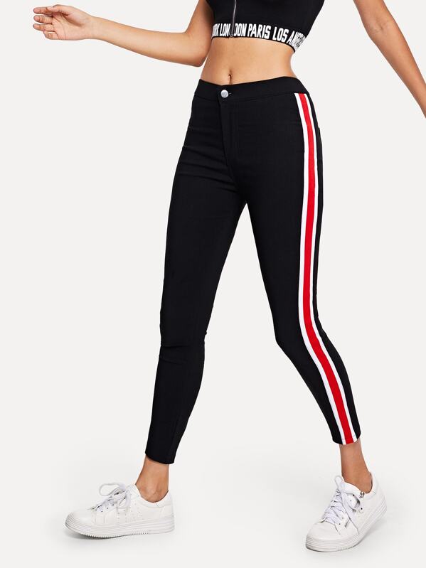 Red Stripe Tape Side Jeans