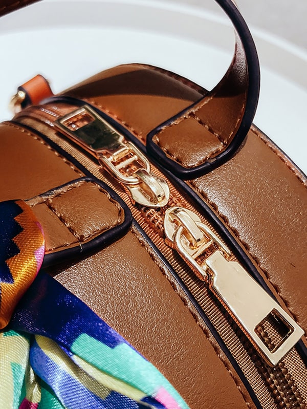 Twilly Scarf Woven Detail Bag
