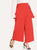 Plus Tie Waist Wide Leg Trousers