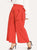 Plus Tie Waist Wide Leg Trousers