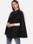 Single Button Cape Coat