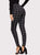 Skinny Grid Trousers With Belt