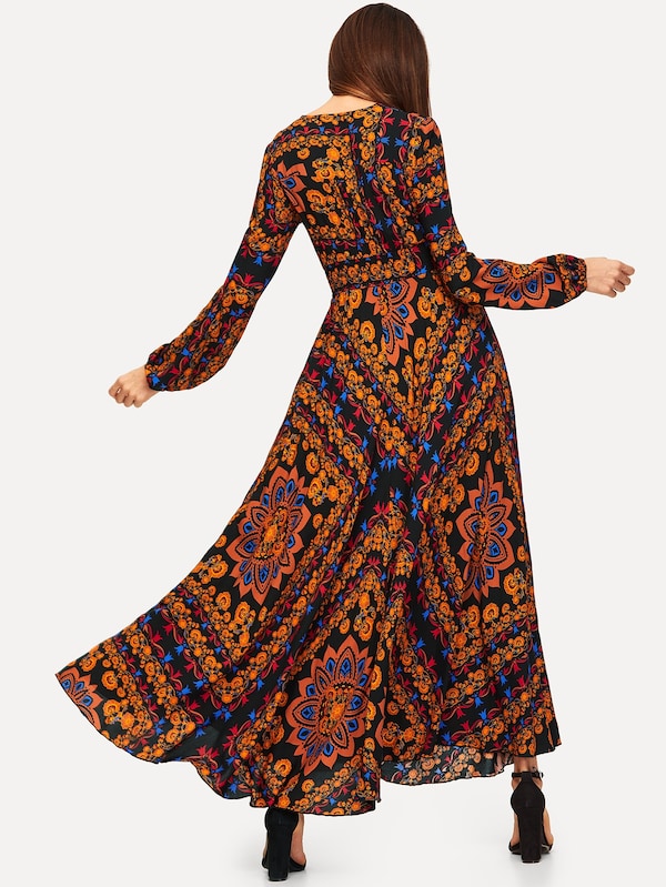 Ditsy Print Skater Dress