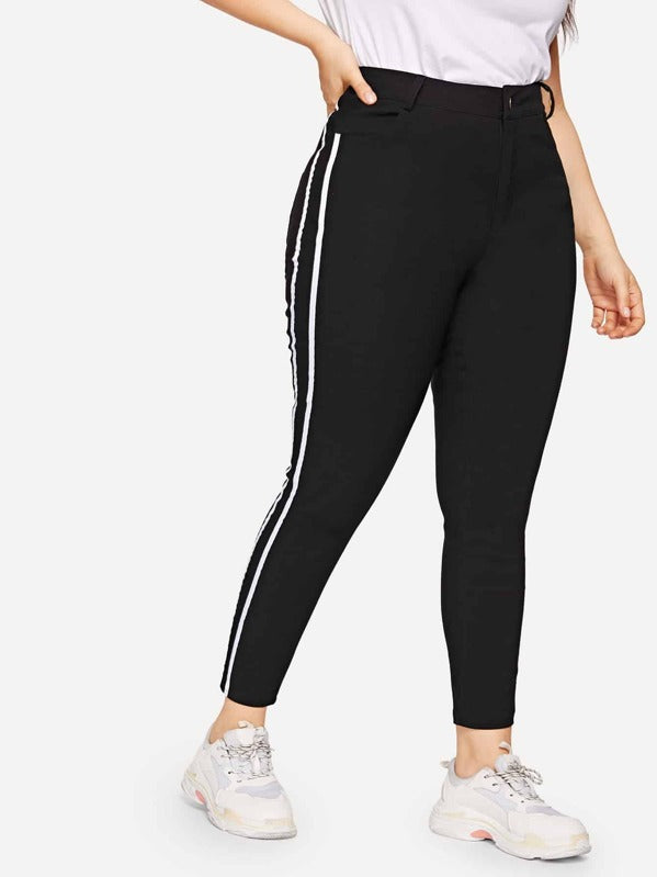 Plus Tape Side Skinny Jeans