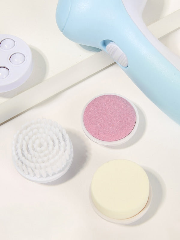 Multifunction Electronic Facial Cleansing Brush Set 6pack