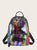 Rainbow Sequins Decor Backpack