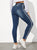 Tuxedo Stripe Side Ripped Jeggings