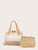 Bow Decor Clear Bag With Inner Pouch
