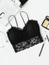 Plus Floral Lace Overlay Bralet