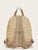 Crown Detail Woven Backpack