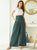 Polka Dot High Waist Belted Wide Leg Trousers