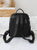Zip Front Sequins Decor Backpack