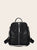 Zip Front Sequins Decor Backpack
