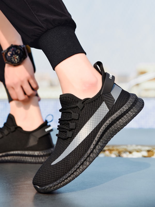 Men Lace-Up Front Wide Fit Sneakers