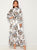 Allover Floral Print Self Tie Swing Maxi Dress